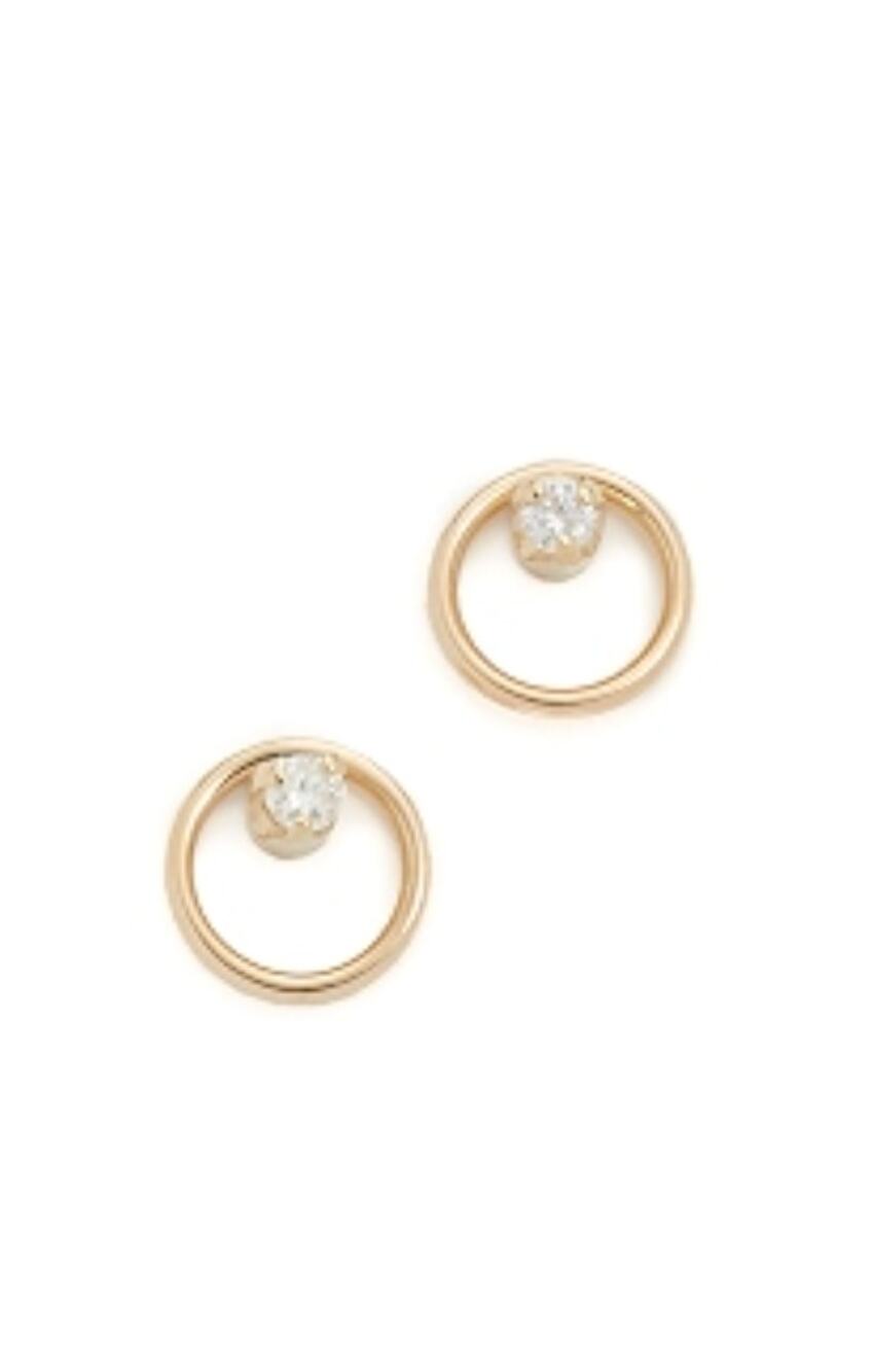 Zoe Chicco Paris Stud 14k Gold Earrings
